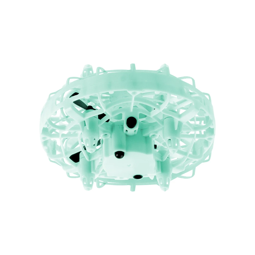 JDRC JD10  Mini Drone UFO Infrared Sensing Control Hand Aircraft Quadcopter Infraed Induction Intlligent Blue/Green RC Kid Toy