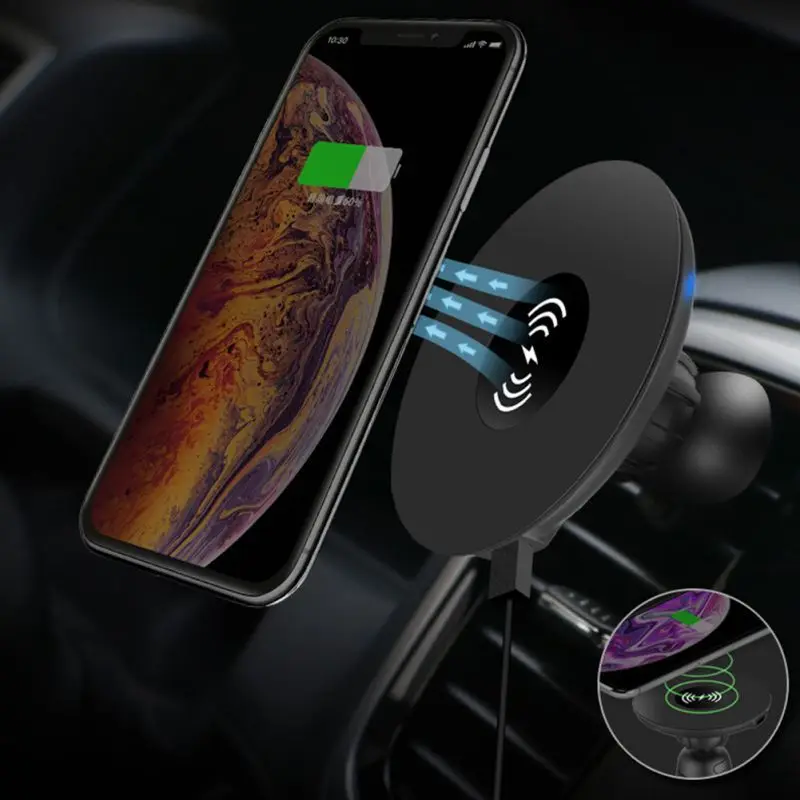 Автомобильный держатель ONEWELL для быстрой беспроводной зарядки, индукционный Автомобильный держатель для телефона, стандартный держатель для воздуха, нано-присоска
