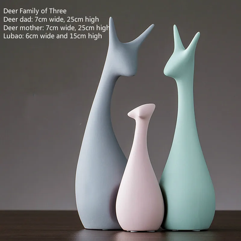 Tanie Figurki zwierząt akcesoria do dekoracji domu Nordic Vintage wyroby do dekoracji domu Ornament H