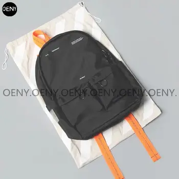 

Popular fashion brand canvas arrow printing backpack nylon men's and women's backpack large-capacity multi-purpose travel bag