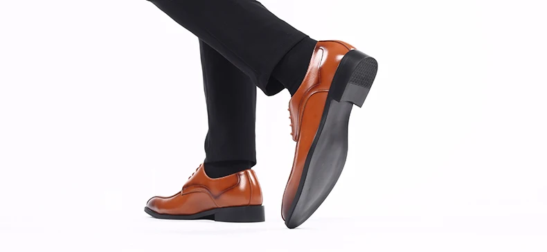 Misalwa/Большие размеры 38-48; Модные Мужские модельные туфли на заказ; коричневые кожаные Молодежные современные деловые туфли-оксфорды для взрослых