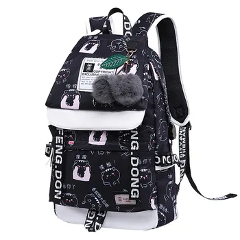 

2020 New Waterproof Nylon Kids Backpack Girls For Middle School Students Travel Shoulder Backpacks Children Schoolbags Women Bag