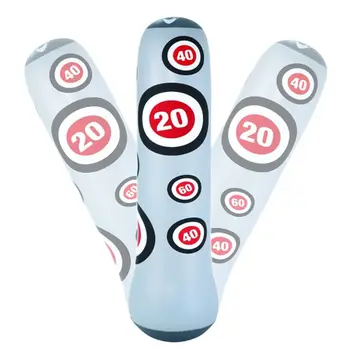 

160cm Boxing MMA Target Bag Inflatable Punching Bag Tumbler Muay Thai Training Q1FF