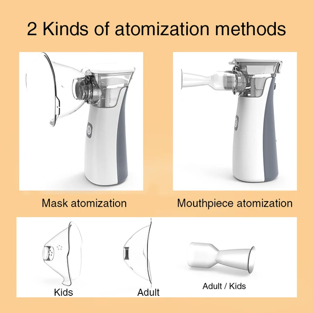 BOXYM nebulizador portátil Mini nebulizador de inhalador de mano para niños Adult Atomizer nebulizador equipo médico nebulizador portatil equipo medico 5