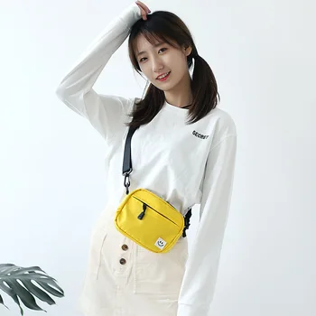 

Oxford Cloth Simple Female Bag Korean Student Nylon Mobile Phone Bag Crossbody Bag K1841 M