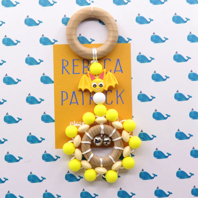 Personalized Name Handmade Silicone Pacifier Chains Safe Teething Chain Baby Teether Eco-friendly Pacifier Clips Holder Chain