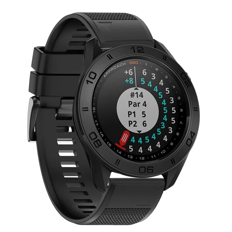 22 мм Quick Release Easy Fit силиконовый запасной ремешок для часов Garmin Fenix 5 Forerunner 935 Approach S60 FKU66