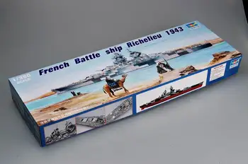 

Trumpeter 05311 1/350 Scale French BattleShip Richelieu 1943 Ship Display Collectible Toy Plastic Assembly Building Model Kit