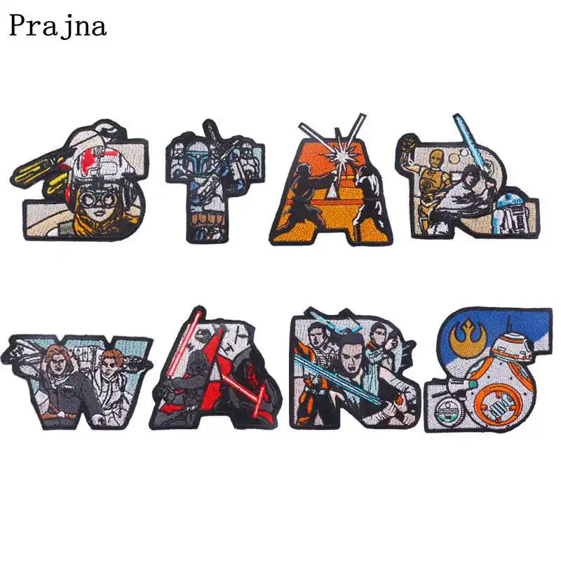 

Prajna Star Wars Set Patch Embroidered Patches For Clothing Iron On Patches On Clothes DIY Patches For Clothes Jacket Appliques