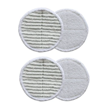 

TOP!-4 Pack Soft Press Mop Pads Replacement for Bissell Spinwave 2124 2039A 2240Z Powered Hard Floor Mop