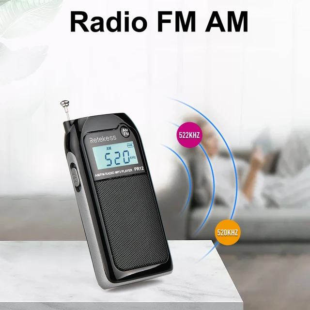 Am Radio Portatil De Bolsillo Con Bateria Fm: La Mejor Recepcion Y La Mas  Dur