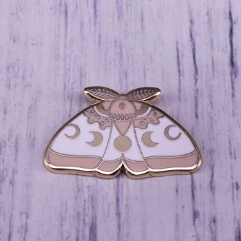 

Moth Enamel Pin Needle Minder Witch pin Witchcraft and Wizardry brooch