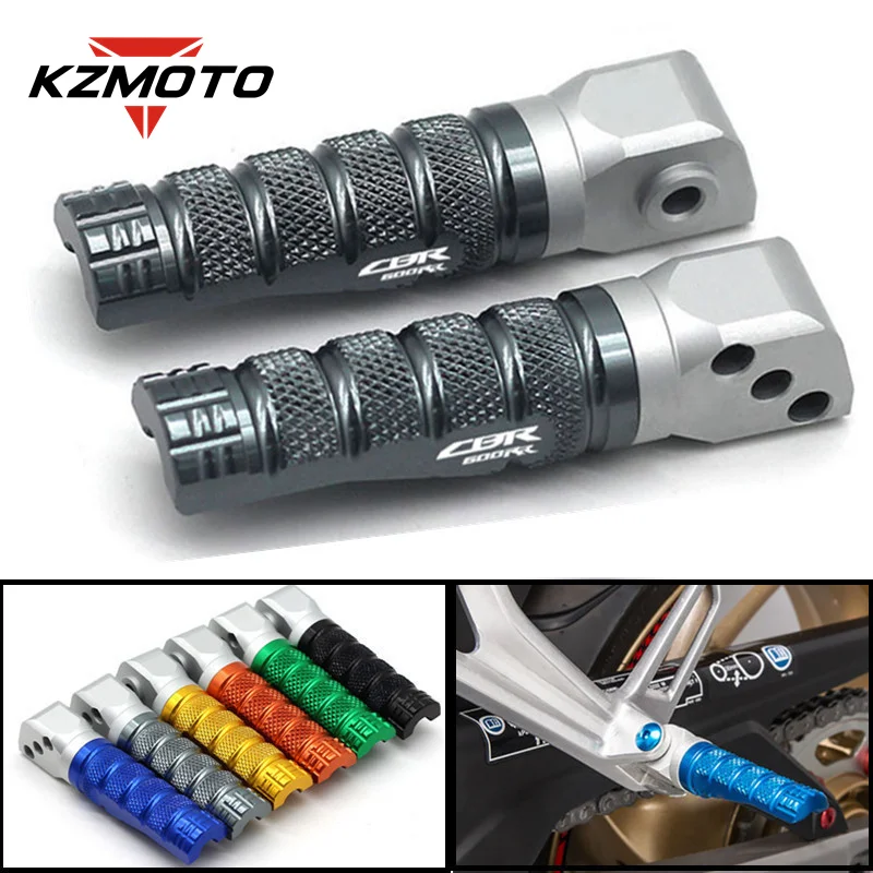 CNC Aluminum Rear Foot Pegs Footrest For Honda CBR600RR CBR600 RR cbr600rr 2007-2013 Motorcycle Peg Steps Accessories LOGO | Автомобили и