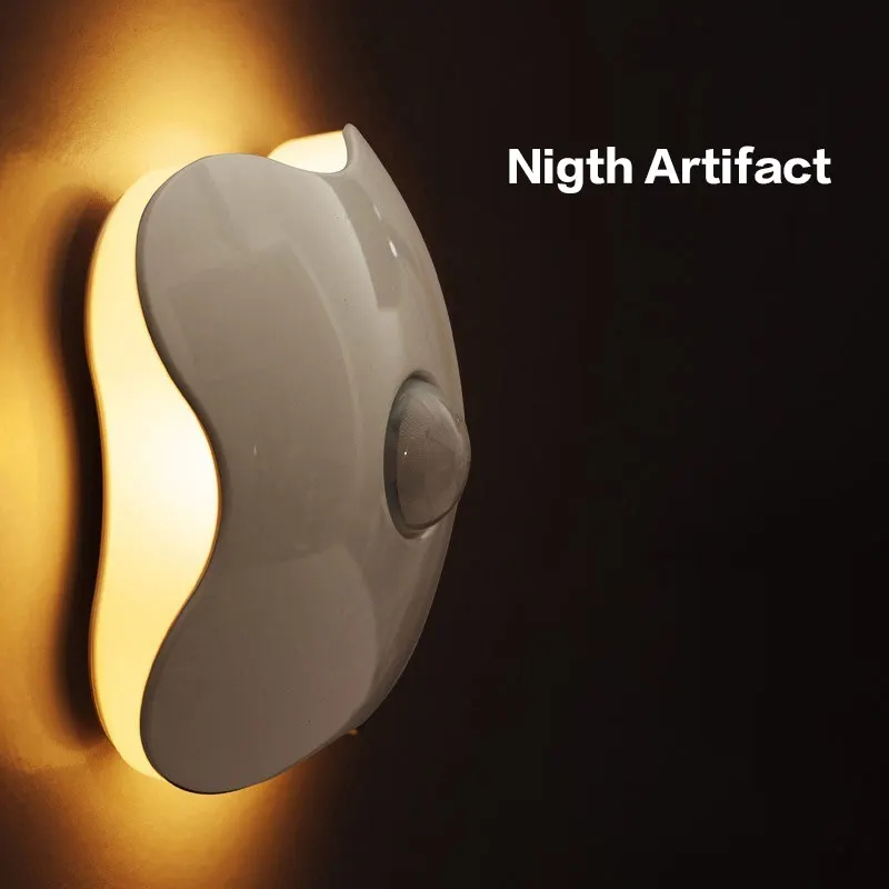 

BRELONG new strange led body induction lamp night light with intelligent motion sensor baby night light