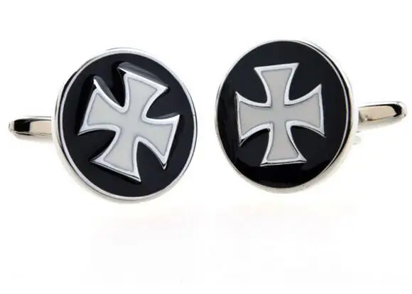 10pairs/lot Copper Enamel Cufflinks Cock Rooster Cross Spider Web Pattern Cuff Links Men's Jewelry Wholesale