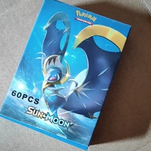 Аниме 60 шт. без повтора Покемон французская карточка Pet эльф битва карты GX карманная игра коллекция детские подарки на Рождество