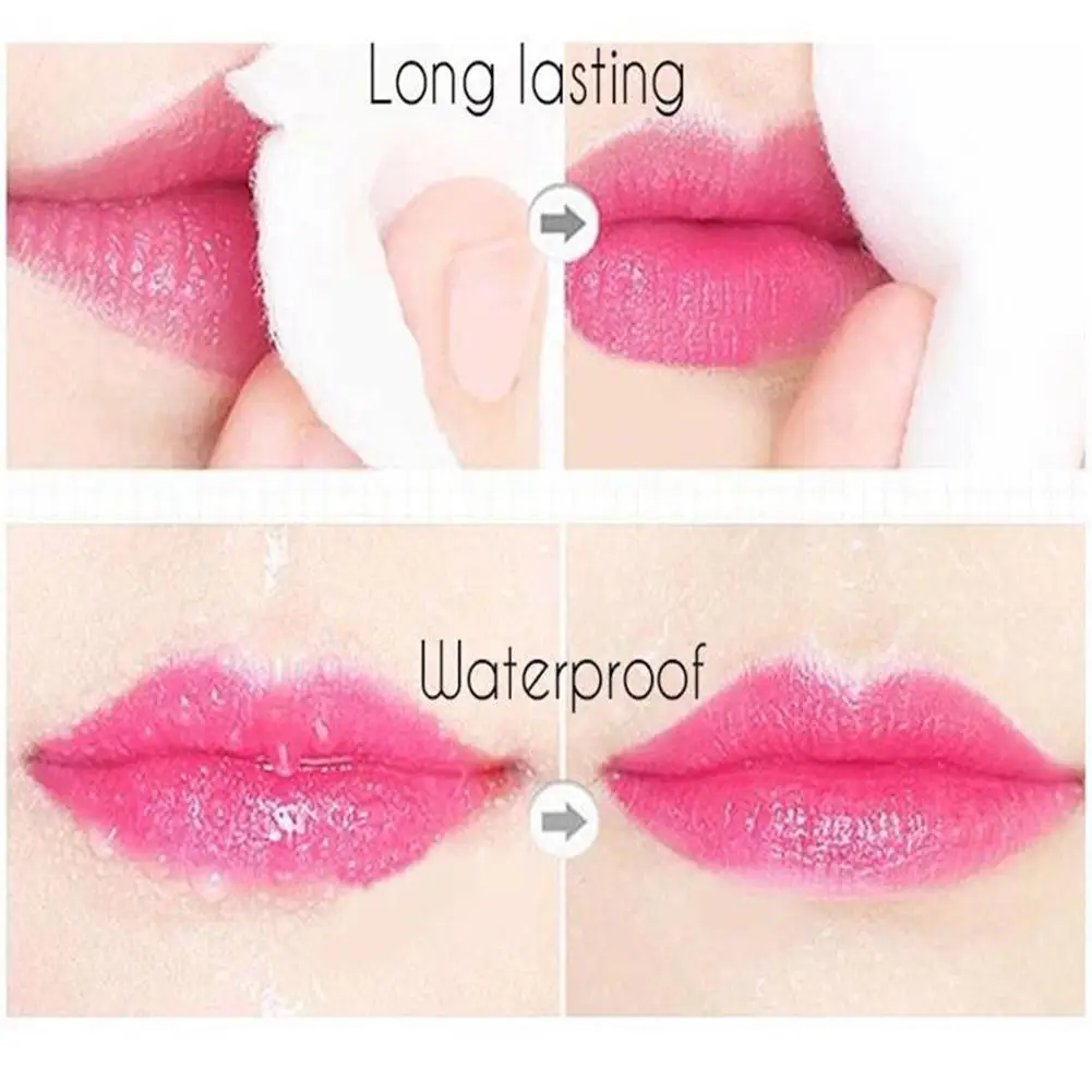 

Creative Jelly Flower Lip Gloss Lipstick Moisturizer Lip Changed Temperature Color Long-lasting Lipstick W9E7