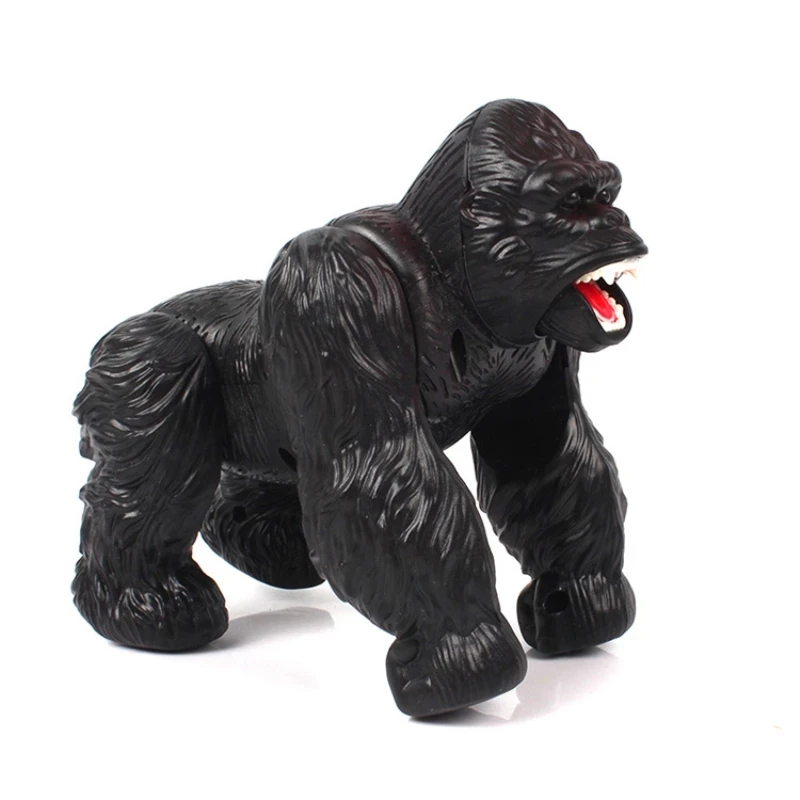Lighting Infrared High Simulation Gorilla Remote Control Animal Electric Toy Can Sound Music Funny Terrifying Effect Kid Gifts 4