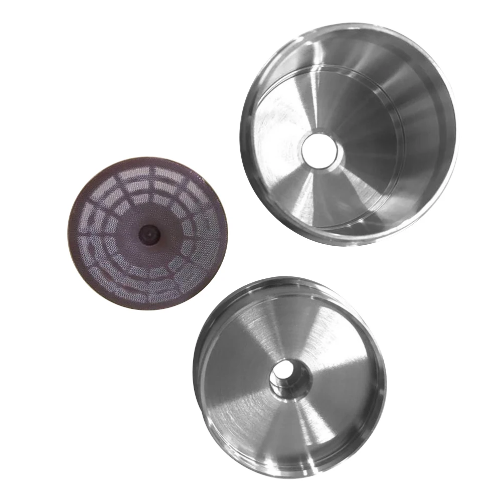 Practical Stainless Steel Kitchen Silver Refillable Sealing Replacement Home Anti Rust Filter For Illy Coffee Caspule Machine