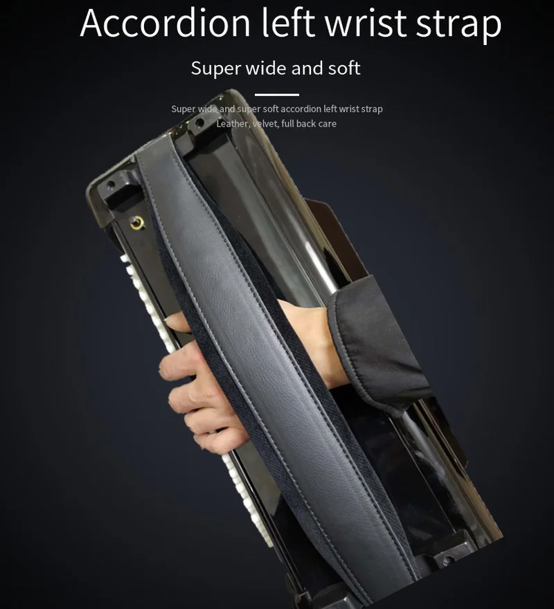 Accordion Bellows Accessories Left Hand Bass Wristband for 48-120 Bass Accordion