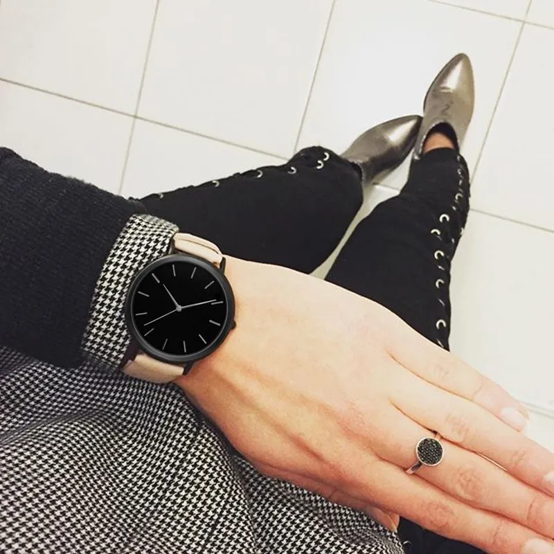 Women's Watches Ultra-thin Ladies Watch Leather Women Fashion Wrist Watches Clock Women Gift Relogio Feminino Saat
