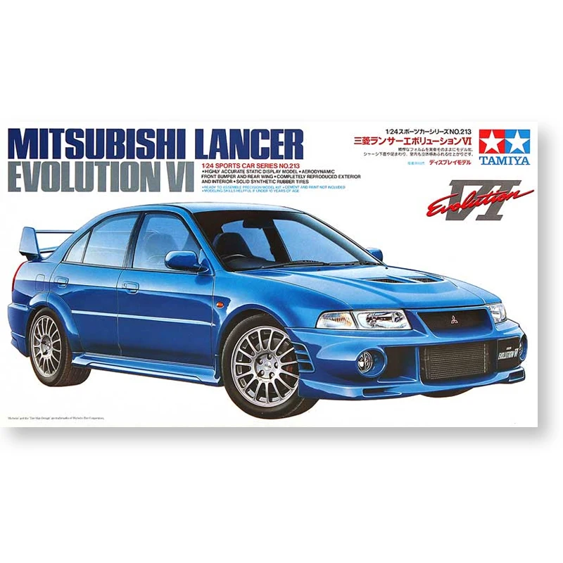 Тамия 24213 1/24 весы Mitsubishi Lancer Evolution VI Evo 6 Супер спортивный автомобиль дисплей