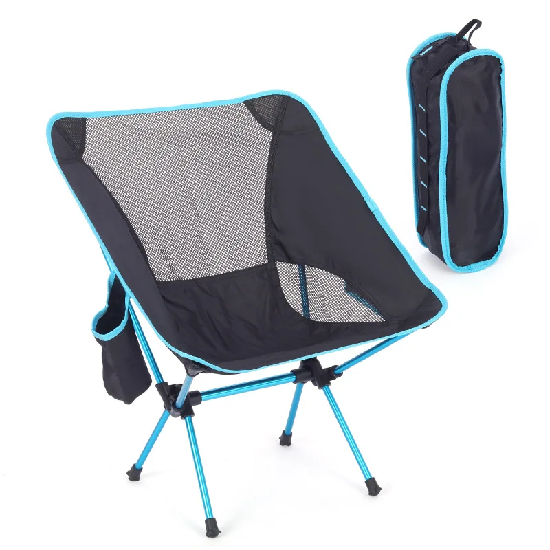 

Outdoor aluminum alloy leisure folding chair, beach chair, fishing chair, camping foldable moon chair