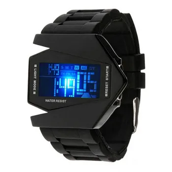 

Fashion Led Watch Men Sports Watches Aviator Pilot LED Digital Watch Chronograph Wristwatches спортивные часы relogio digital