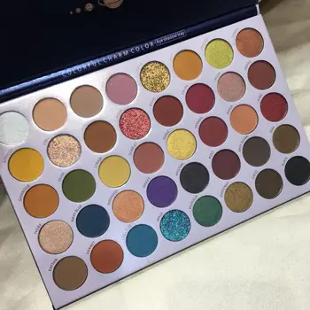 

Glazed 35 Colors Pearlescent Matte Eyeshadow Palette Eye Shadow Shimmer Eyeshadow Pearl Long Lasting Makeup Cosmetic Set TSLM1