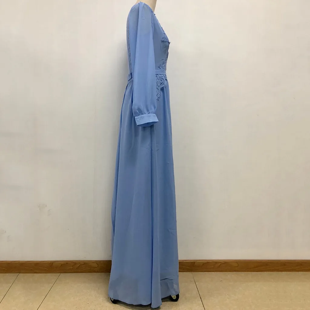 Ropa mujer vestidos, платье размера плюс, женское сексуальное однотонное платье с длинным рукавом, кружевное шифоновое длинное зимнее платье, sukienki robe femme