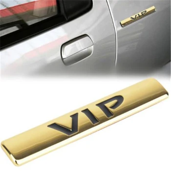 

Car Motorcycle Metal VIP Emblem Badge Decal Sticker for Teana Peugeot Bmw Ford Focus Car Side Decoration