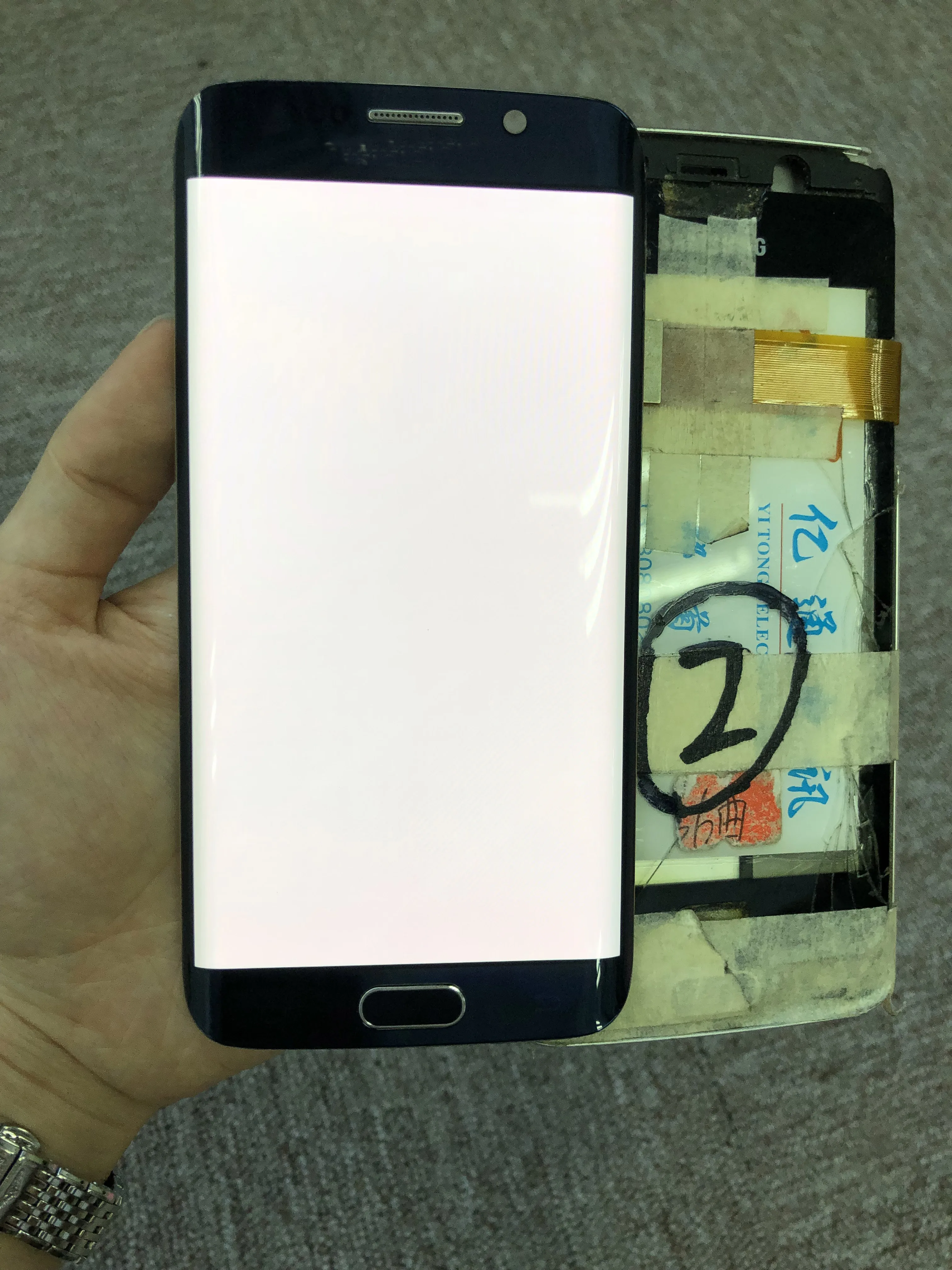 OEM ЖК-экран и дигитайзер в сборе для Samsung Galaxy S6 Edge G925