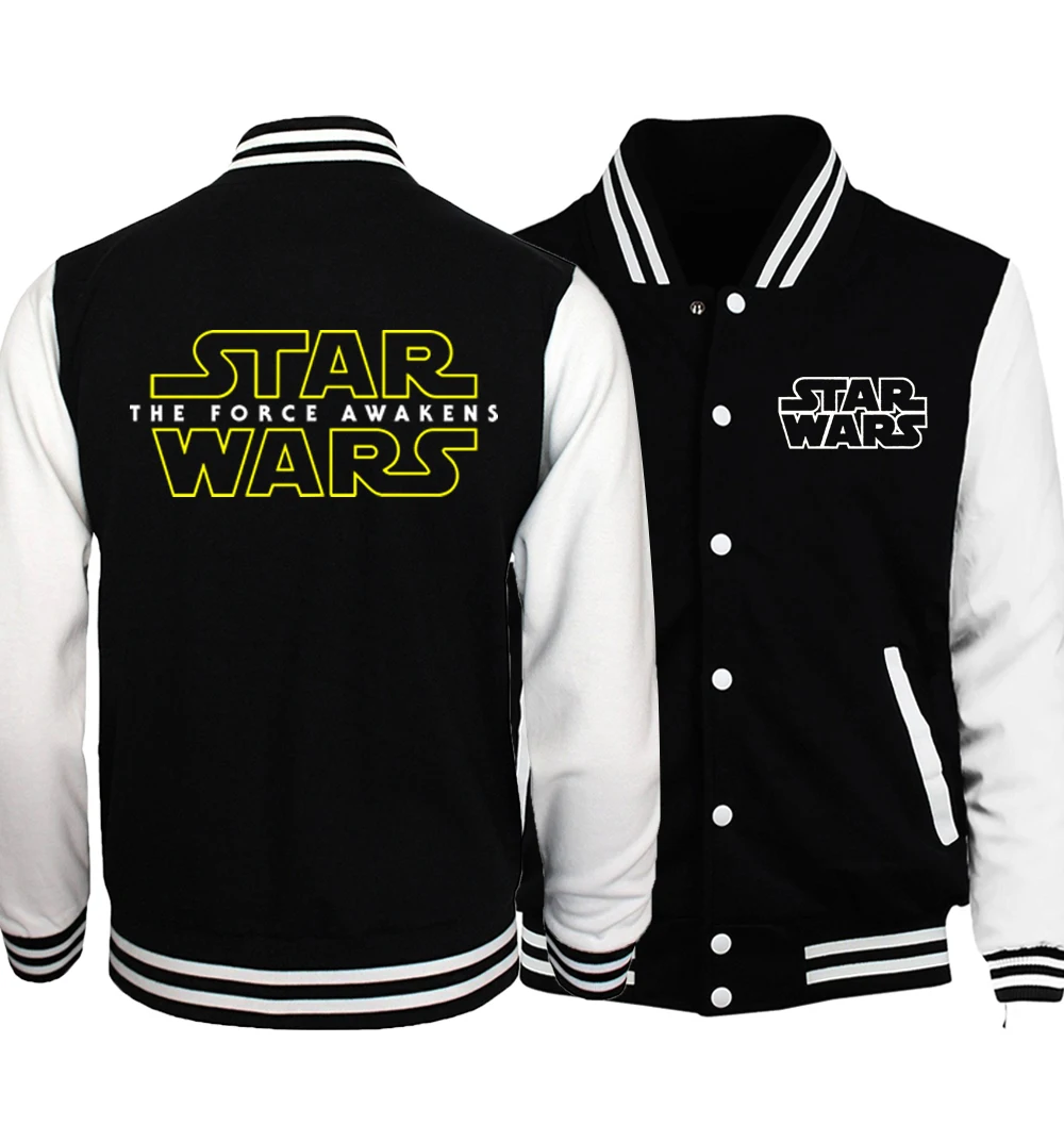 

Baseball Jacket Hoodies Men 2020 Spring New Arrival Fashion Star Wars Men Coat Hip Hop Tracksuit Men Sportwear
