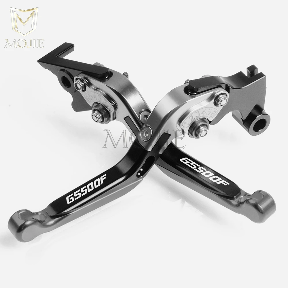 Motorcycle Accessories CNC Adjustable Folding Extendable Brake Clutch Levers For Suzuki GS500F GS500 GS 500 F 2004-2009 2005 | Автомобили