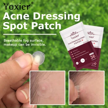 

Yoxier 36pcs Skin Tag Remover Pimple Master Patch Treatment Invisible Acne Stickers Patch Skin Acne Concealer Makeup Tools TSLM2