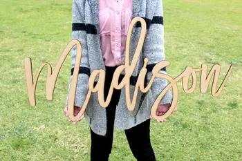 

Custom Wood Name Sign, Nursery Decor, Personalized Wood Sign, Home Decor, Party Name Sign, Backdrop Sign, Birthday Name Sign