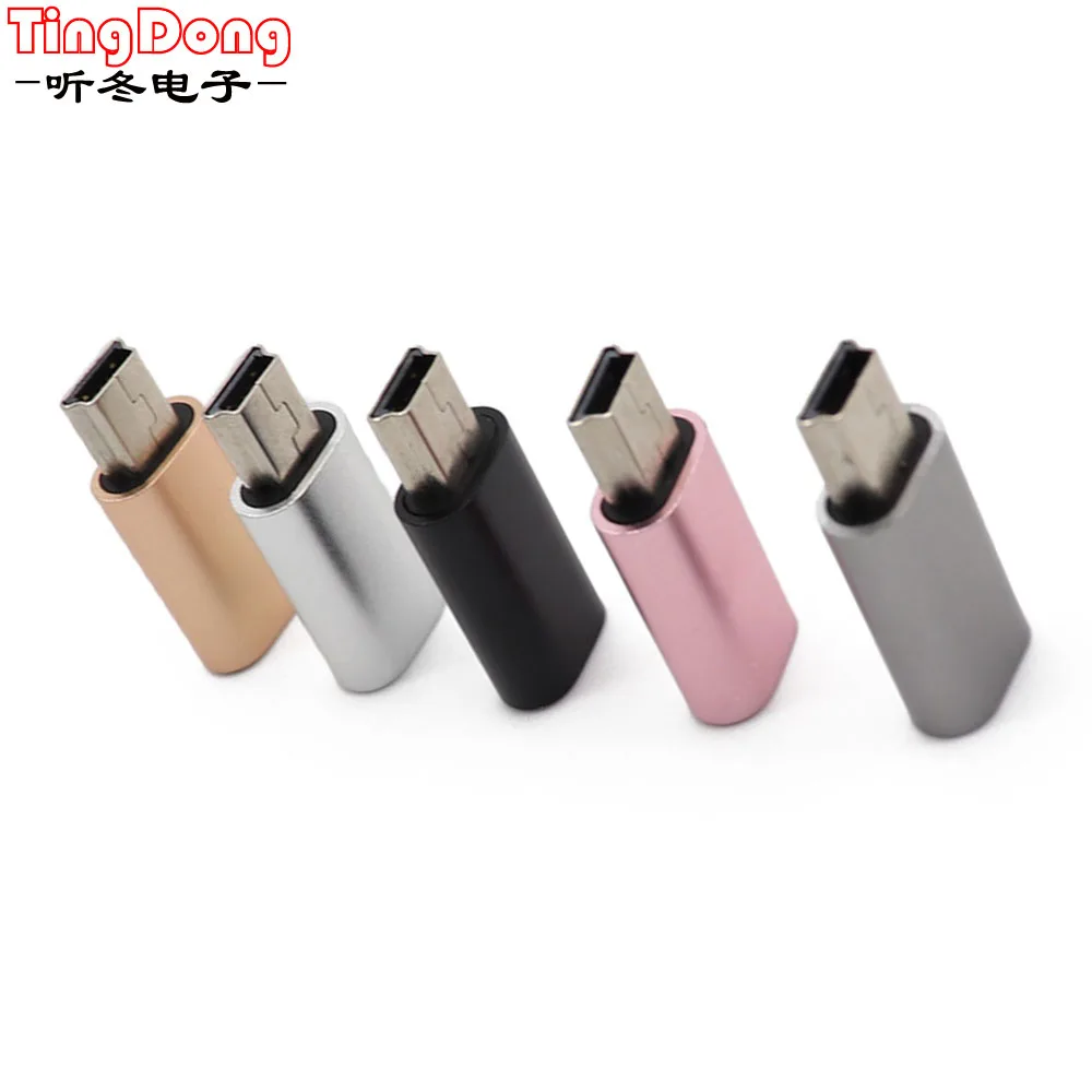 TingDong Micro USB Женский к Mini USB Мужской адаптер зарядного устройства адаптер