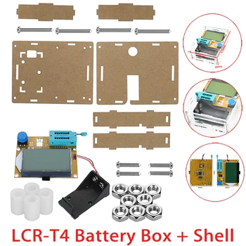 

Portable 25mA LCR-T4 Mega328 Transistor Tester Diode Triode Capacitance Backlight LCD Display ESR Meter with Shell 105*87*28.6mm