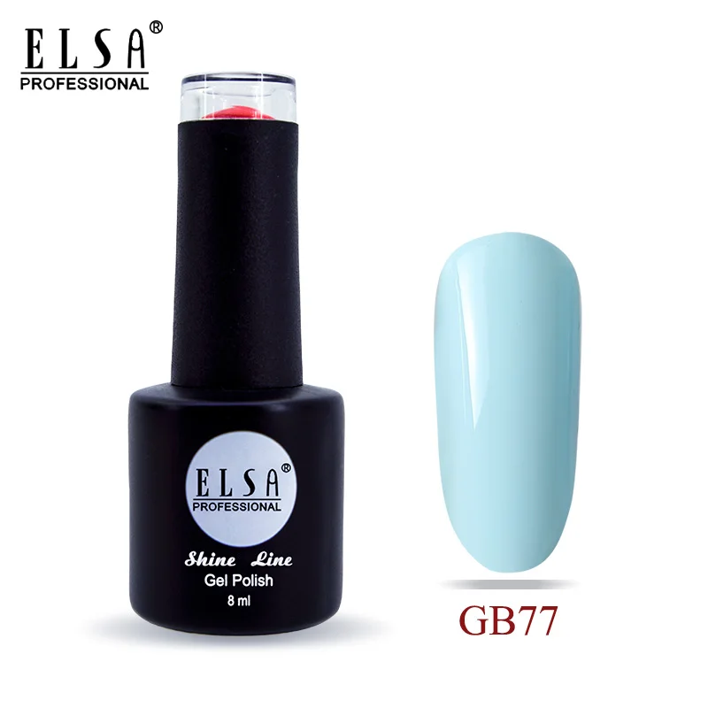 Elsa 8 мл Гель-лак УФ светодиодный лак для ногтей для маникюра 120 цветов Гель-лак полуперманентный гель-краска для украшения ногтей - Цвет: GB77