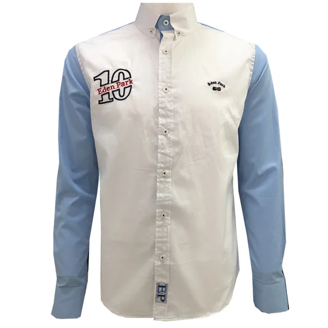Мужская модная Повседневная рубашка с длинным рукавом Eden Park Camisa Masculina, мужская деловая рубашка, брендовая мужская одежда 123