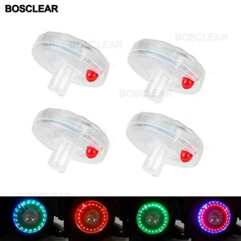 

Bicycle Tire Valve Lights Cycling Wheel Caps Caps Solar Energy Wheel Light LED Tire Valve Stem Caps Neon Light for Car motorcycl