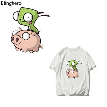 

20pcs/lot Blinghero Heat Transfer Patch Stickers Cool Thermal Patch Cartoon Iron-on Patch Diy Kids Costume Accessories BH0372