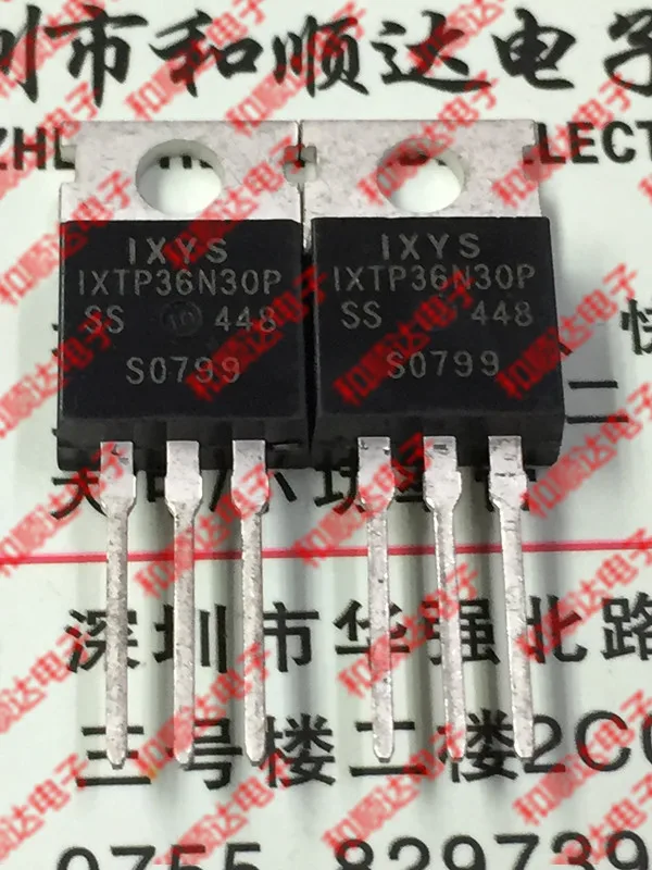 /5 предметов в лоте, IXTP36N30P-220 300V 36A