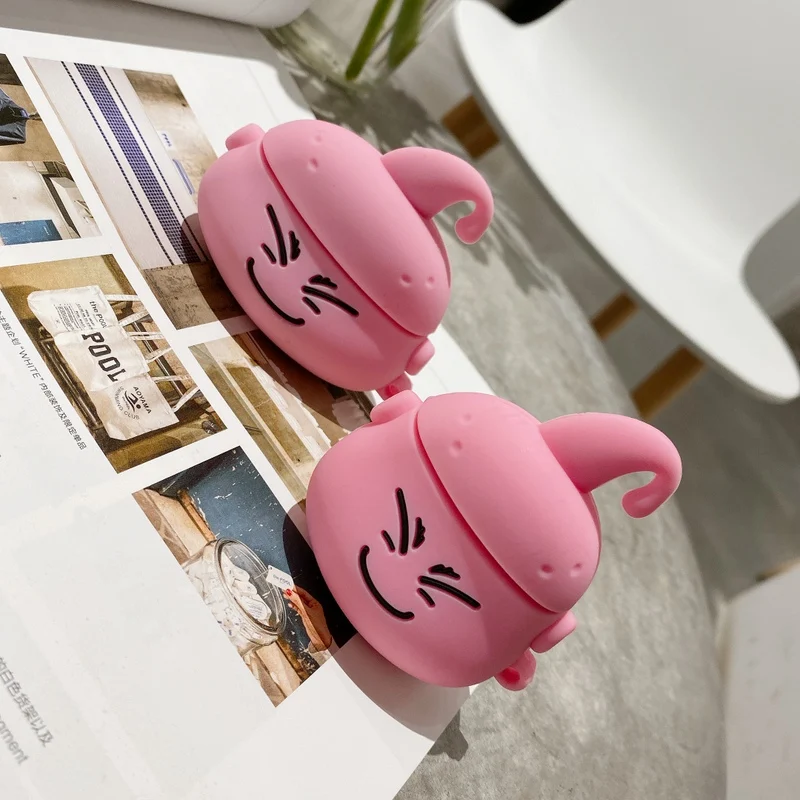 Чехол для наушников AirPods Pro Cartoon Dragon Ball Majin Buu для Apple AirPods 1 2 3 Bluetooth, мягкий силиконовый чехол с крючком