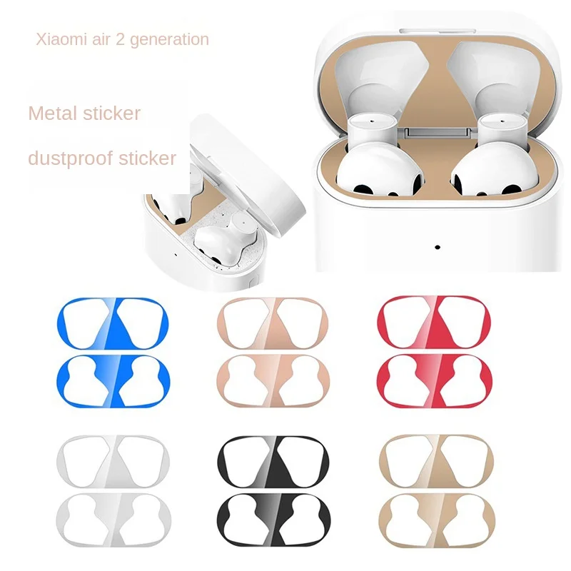 

Ultra-thin Dustproof Sticker for Xiaomi Air2 Wireless Bluetooth Headset Metal Protective Film Sticker Inner Cover