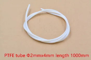 

3d printer part teflon remote sprinkle nozzle dock spout feeding pipe ptfe tube 2mmx4mm length 1000mm for 1.75mm consumables