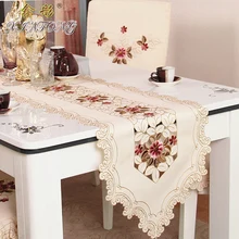 Европейский сад вышитая настольная дорожка специальная ткань художественная кровать коврик ТВ шкаф элегантная Цветочная скатерть, украшение для дома