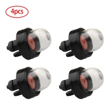 4Pcs Carburetor Oil Bubble Petrol Snap In Primer Fuel Bulb Pump for Homelite Poulan Craftsman Chainsaw 188-512-1 Car Accessories