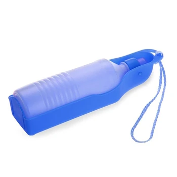 

500 ml Blue Gourde with Portable water dispenser bottle for Dog Chat