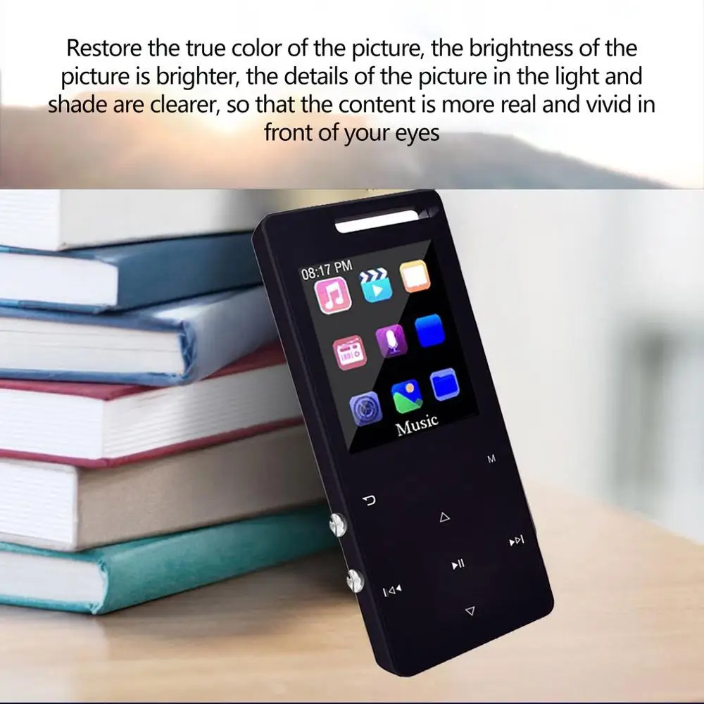 Портативный mp3-плеер с экраном 1,8 дюйма K6 с внешним Mp3 8G сенсорным экраном Спортивный Mp3 музыкальный плеер